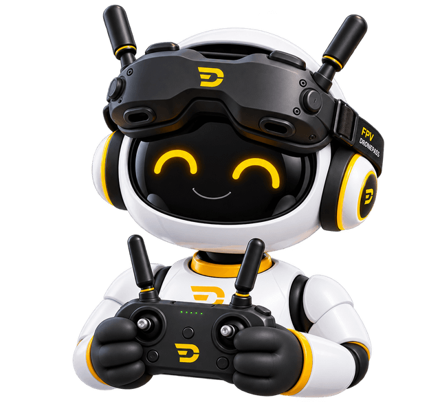 Mascote do DronePass Copilot
